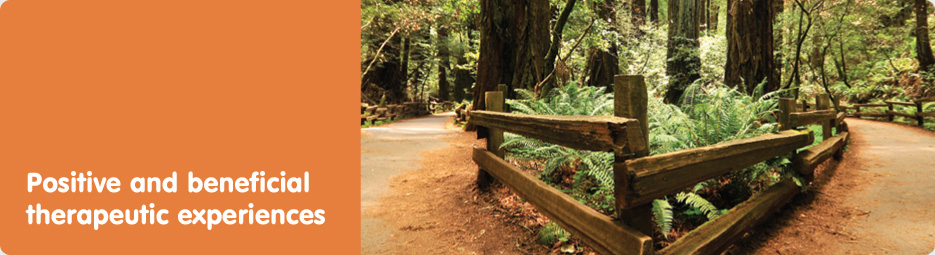 Positive and beneficial therapeutic experiences